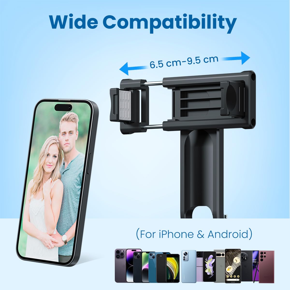 Portronics Lumistick 2 Portable Smart Selfie Stick with Upto 6ft. POR -2733