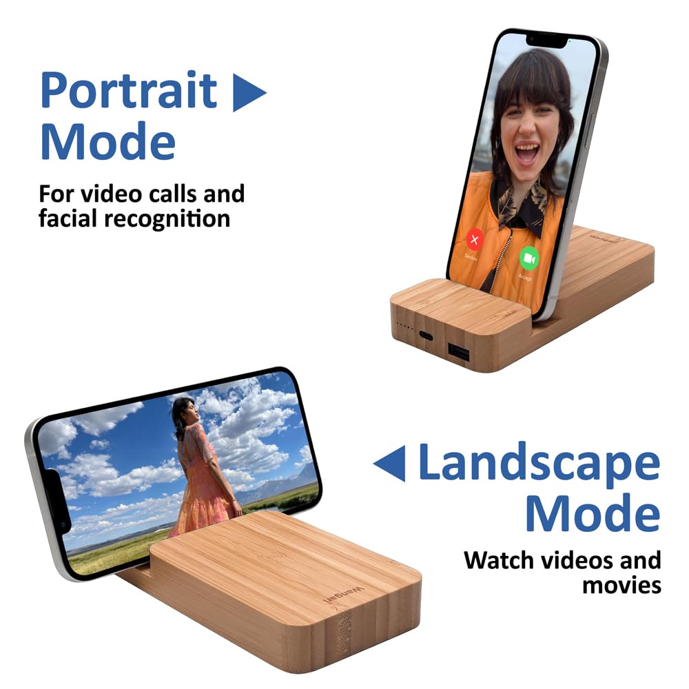 Wangari Oak 2 In1 Wireless Power Bank