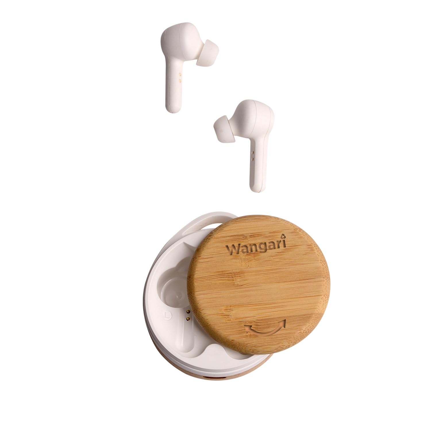 Wangari Cherry Bamboo True Wireless Bluetooth Earbuds